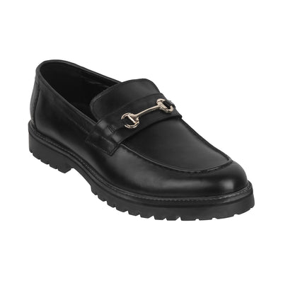 Schuh - 1122 <br> Big Size Regular Width Black Loafer Nubuck Leather Shoes For Men Boots JupiterShop   