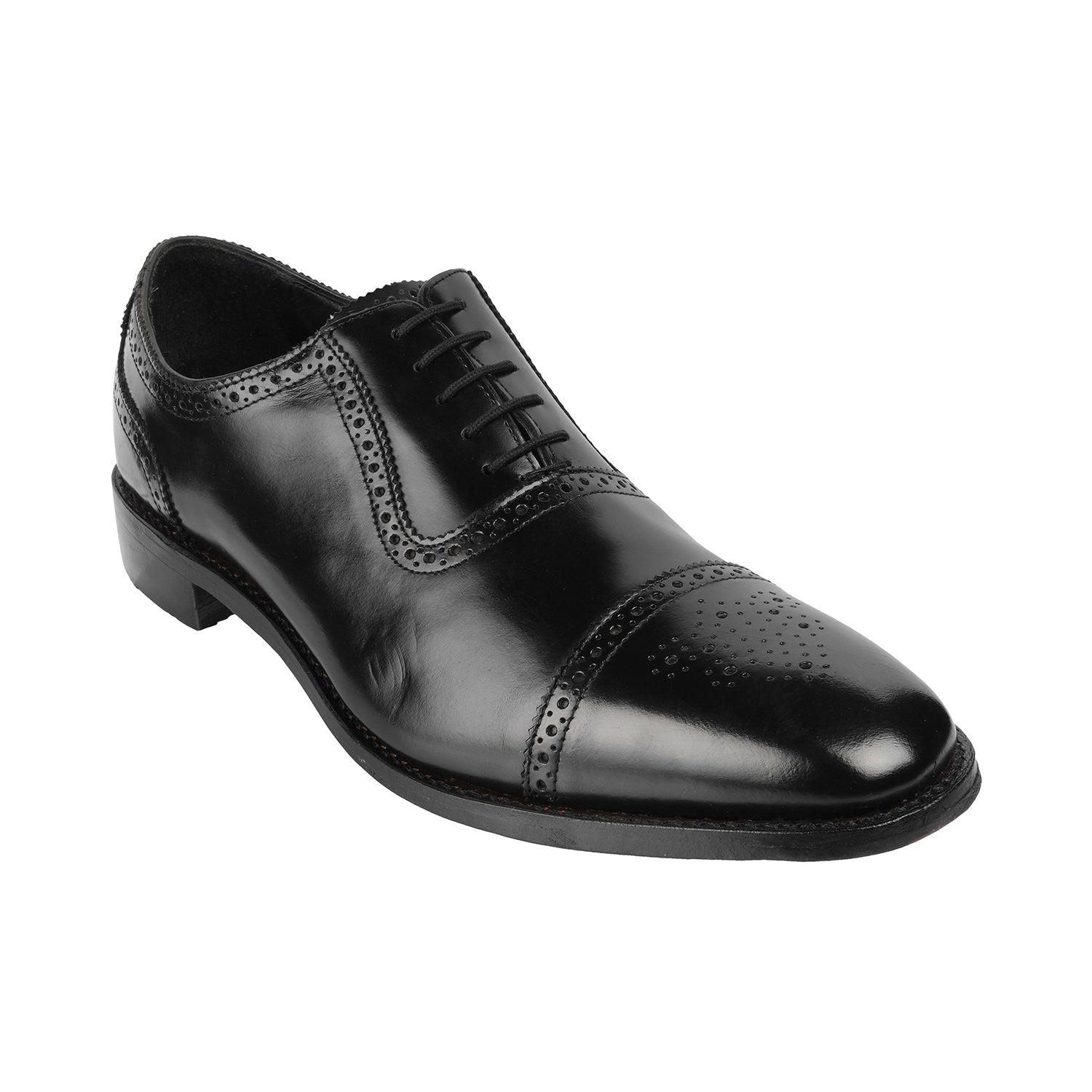 Oxford Shoe - Rubber Sole - Black – Samuel Windsor