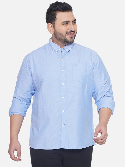 Carhartt - Plus Size Men's Regular Fit Blue Color Solid Full Sleeve Casual Shirt  JupiterShop   