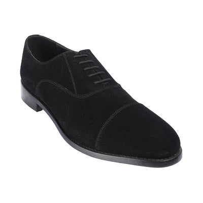 Samuel Windsor - Norwich 60 <br> Big Size Regular Width Suede Casual Black Shoes For Men  JupiterShop   