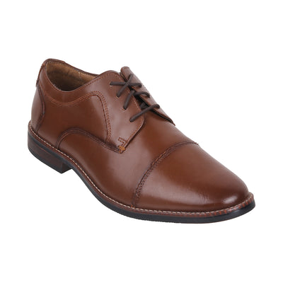 Nunn Bush - 81085 <br> Big Size Regular Width Brown Leather Derby Formal Shoes For Men Big Size Shoes JupiterShop   