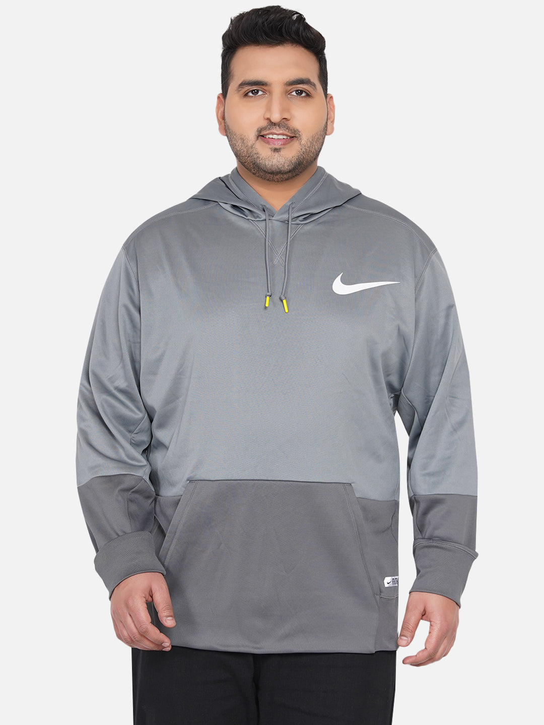 Nike Plus Size Regular Fit Solid Hooded Sweatshirt Plus Size Men s Fashion Online in India