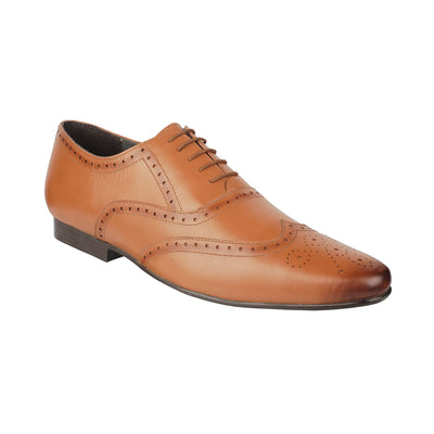 Capsule - CI248 <br> Large Size Narrow B Leather Tan Formal Shoes  JupiterShop   