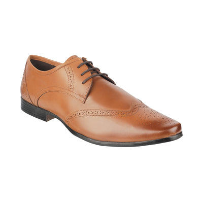 Jacamo - Rip <br> Large Size Regular D Soft Leather Brogues Tan Formal Shoes  JupiterShop   