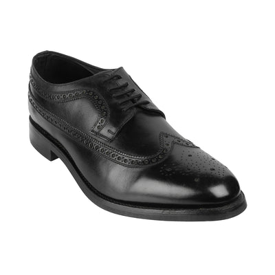 Samuel Windsor - Norwich 14 <br> Big Size Extra Wide Genuine Leather Black Formal Lace-Up Shoes Big Size Shoes JupiterShop   
