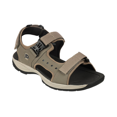 Dunham <br> Nolan WF Big Size Extra Wide Beige Adjustable Outdoor Sandals Floaters JupiterShop