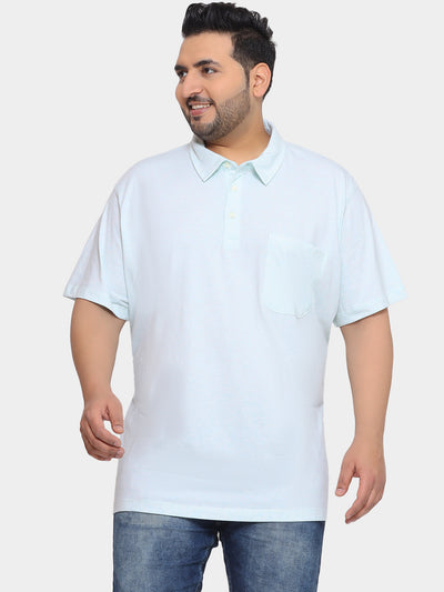 St. John's Bay - Plus Size Men's Regular Fit Cotton Round Neck Turquoise Classic T-Shirt Plus Size T Shirt JupiterShop   