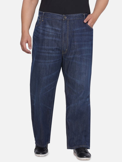 Levis - Plus Size Men's Regular Straight Fit Relaxed  Dark Blue Comfort Jeans Plus Size Jeans JupiterShop   