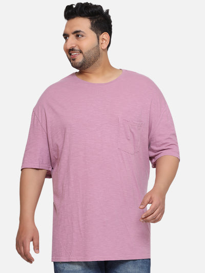 Goodfellow - Plus Size Men's Regular Fit Cotton Round Neck Pink Classic T-Shirt  JupiterShop   