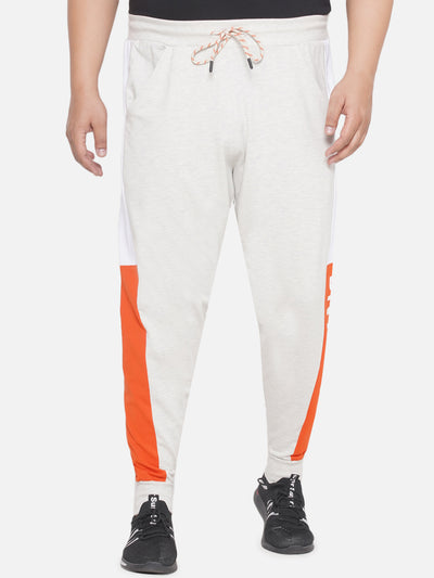 aLL - Plus Size Men's Regular Fit Stylish Pure Cotton Grey Orange Casual Printed Shorts  JupiterShop   