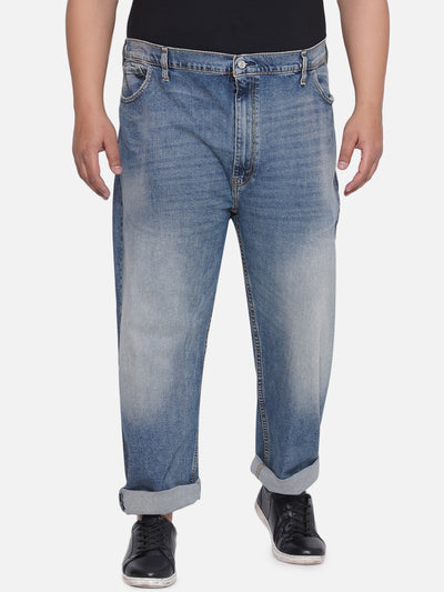 Levis - Plus Size Men's Regular Straight Fit Relaxed Light Blue Comfort Jeans Plus Size Jeans JupiterShop   