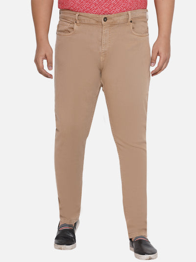 aLL - Plus Size Men's Regular Straight Fit Relaxed Khaki Solid Comfort Jeans Plus Size Jeans JupiterShop   