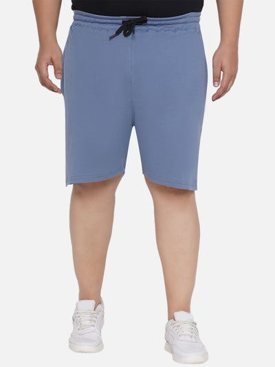 Columbia - Plus Size Men's Blue Solid Cotton Twisted Creek Lounge Shorts Plus Size Shorts JupiterShop   