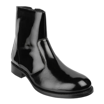 Hoods - 44 <br> Big Size Extra Wide Genuine Leather Black Casual Boots Big Size Shoes JupiterShop   