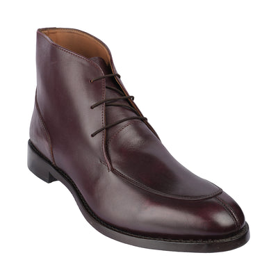 Samuel Windsor - Exeter 50 <br> Big Size Regular D Genuine Leather Mid-Ankle Length Brown Casual Boots Big Size Shoes JupiterShop   