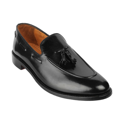 Anthony Veer - Norwich  55 <br>Big Size Wide Width Black Leather Slip-On Loafer For Men  JupiterShop   