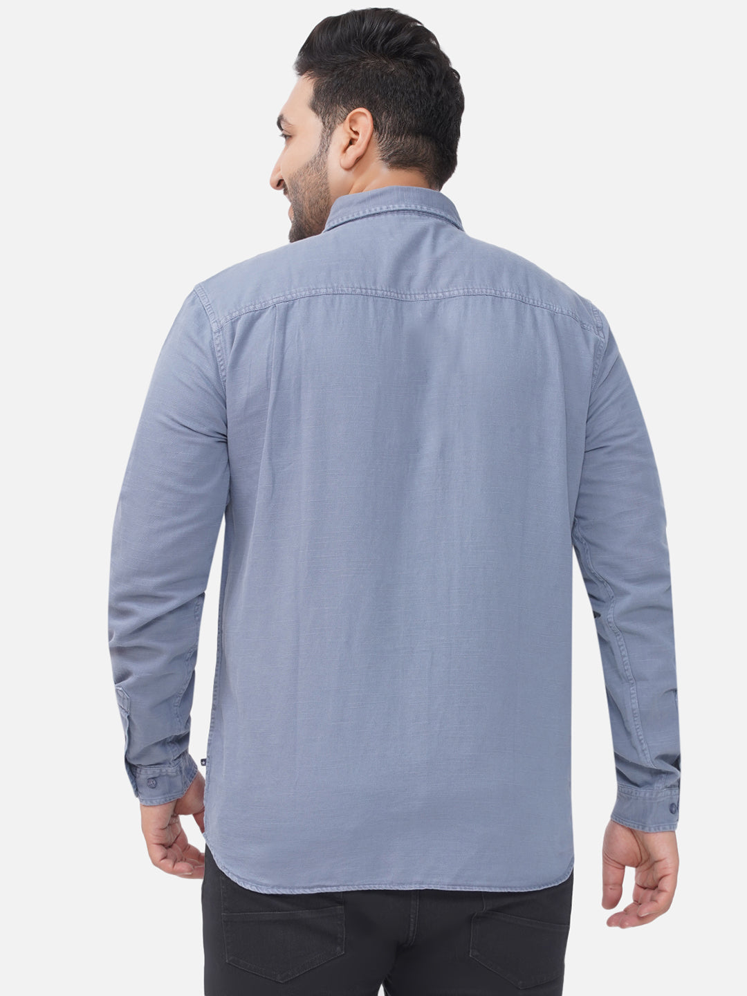 U-Round Collar Half Sleeve Shirt in Off White – SVRN