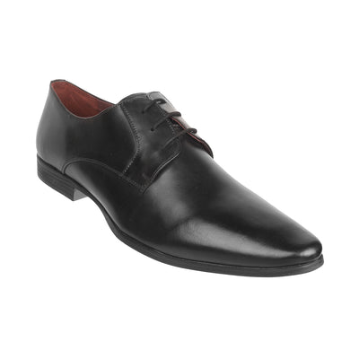 Jacamo - GA153<br> Big Size Regular Width Black Shiny Finish Leather Formal Shoes For Men Big Size Shoes JupiterShop   