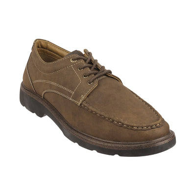 Dockers - 9029297 <br> Big Size Extra Wide Extra Brown Leather Casual Shoes For Men Laced JupiterShop   