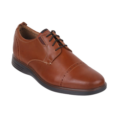 Nunn Bush - True Comfort <br> Big Size Regular Width Brown Brogue Leather Formal Shoes For Men Big Size Shoes JupiterShop   