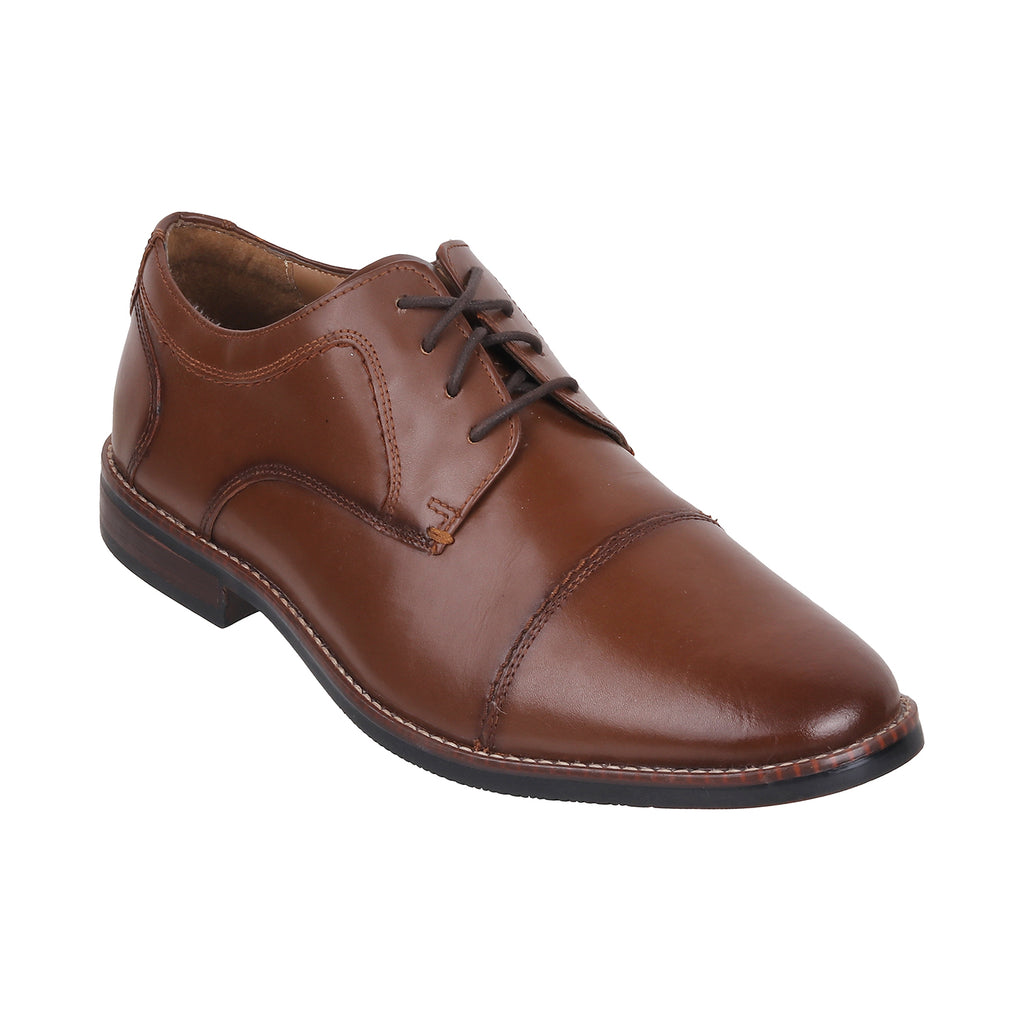 Nunn Bush 81085 Big Size Regular Width Brown Leather Derby Formal Sh Plus Size Men s Fashion Online in India