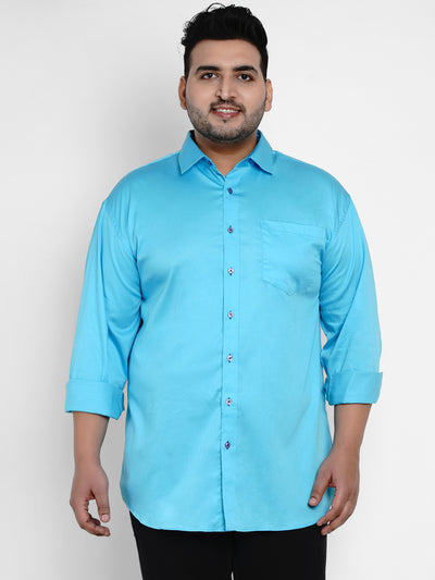 Dressmann - Blue Comfort Fit Plus Size Shirts JupiterShop   