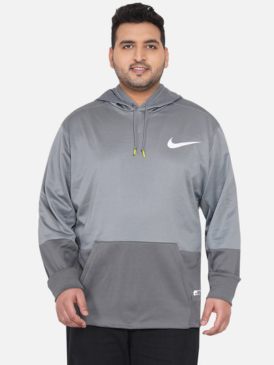 Nike - Plus Size Regular Fit Solid Hooded Sweatshirt Plus Size Winterwear JupiterShop   