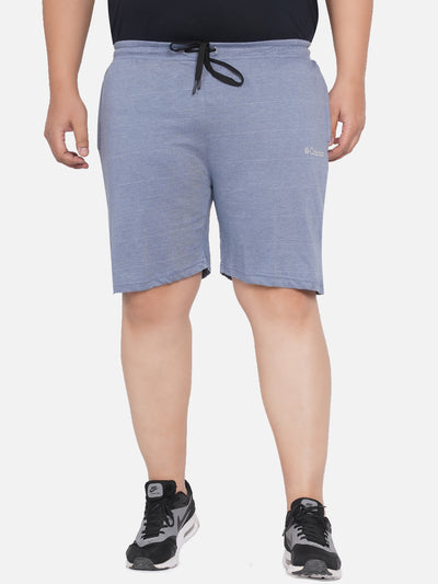 Columbia - Plus Size Mens Blue Solid Cotton Twisted Creek Lounge Shorts Plus Size Shorts JupiterShop   
