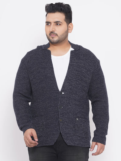 Engbers - Plus Size Men's Regular Fit Wollen Black Winter Wear Sweatshirt Plus Size Winterwear JupiterShop   
