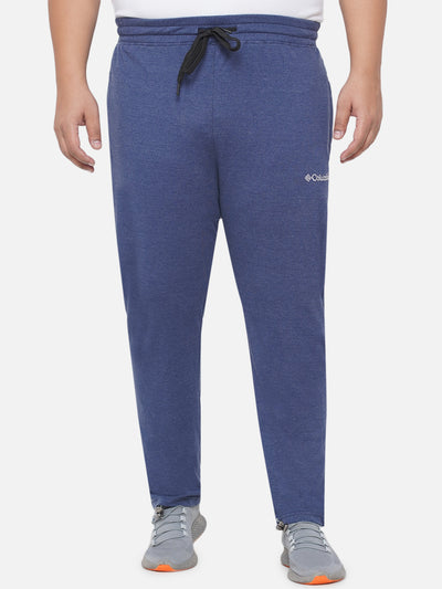 Columbia - Plus Size Men's Straight Fit Light Blue Solid Cotton Track Pants Plus Size Track Pant JupiterShop   