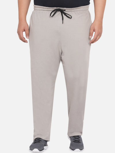 Columbia - Plus Size Men's Straight Fit Light Pink Solid Cotton Track Pants Plus Size Track Pant JupiterShop   