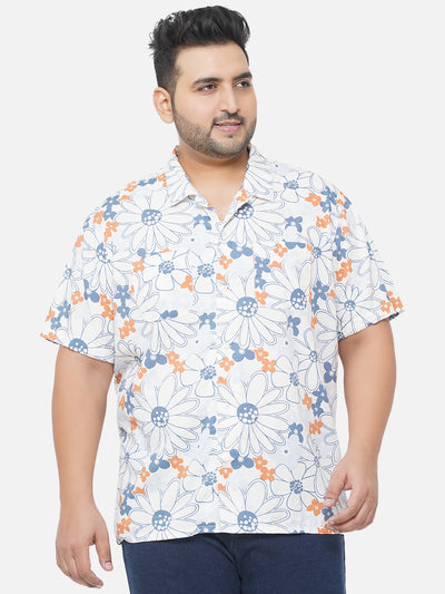Levi's - Plus Size Men's Relaxed Fit Floral Print Multi Soft Cotton Half Sleeve Casual Shirt  JupiterShop   