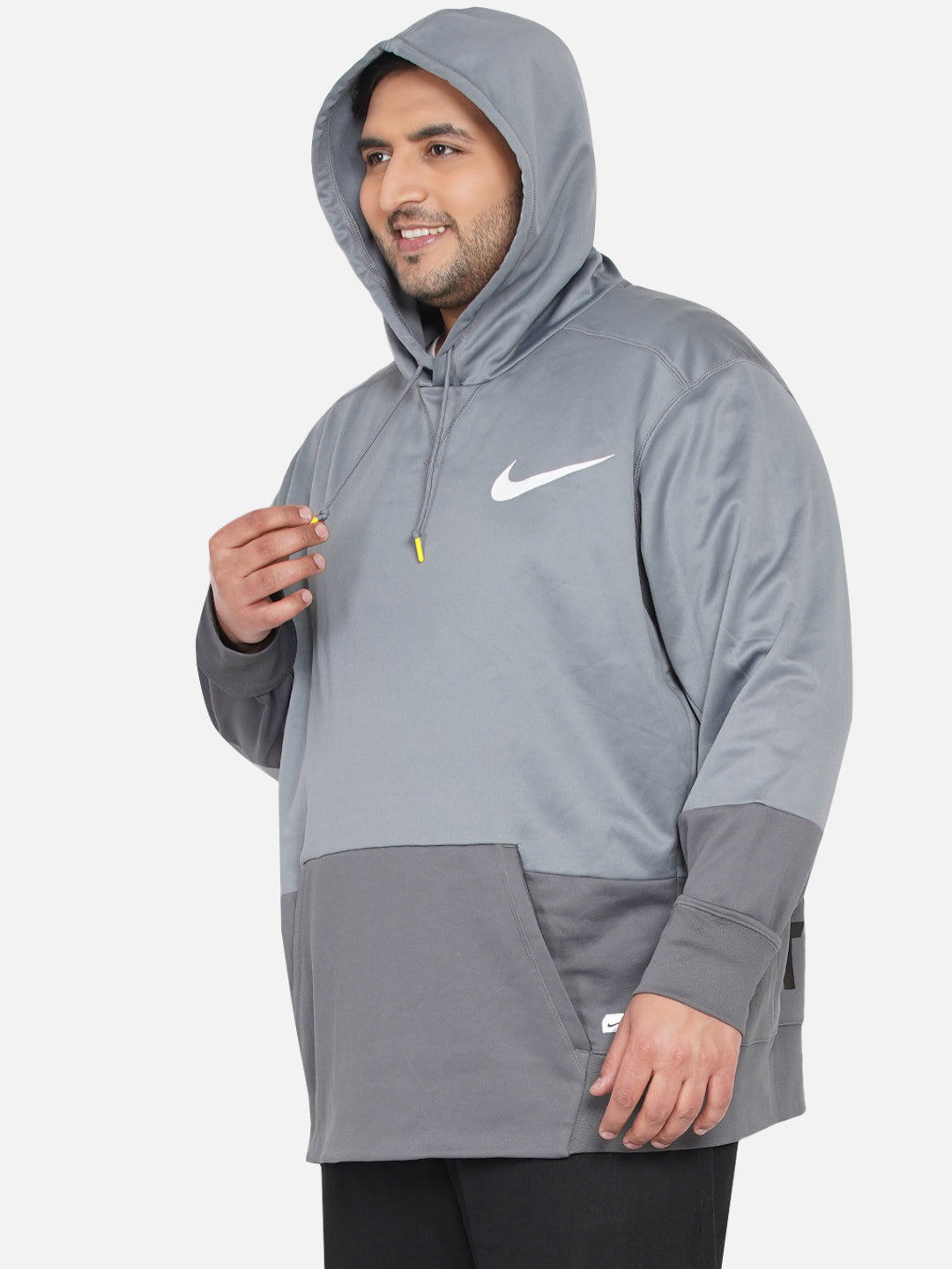 Nike Plus Size Regular Fit Solid Hooded Sweatshirt Plus Size Men s Fashion Online in India