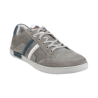 Australian - Nelson <br> Big Size Extra Wide Suede Leather Grey Casual Sneakers  JupiterShop   